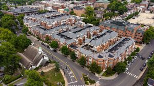 aerial picture of residences in princeton