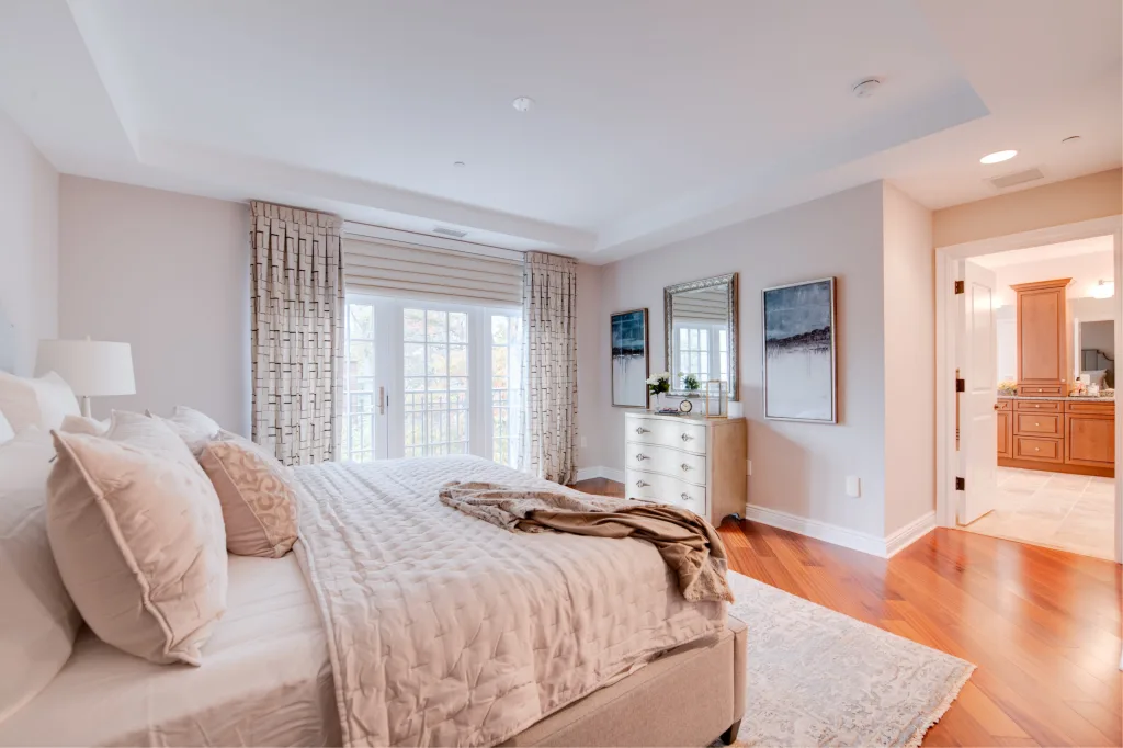 interior master bedroom in 16 Paul Robeson