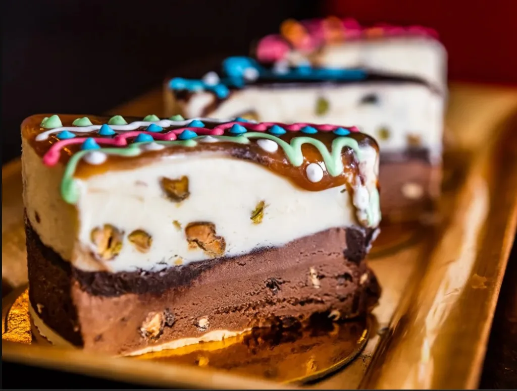 ice cream cake halo fete